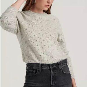 Lucky Brand gray marled sweater NWT